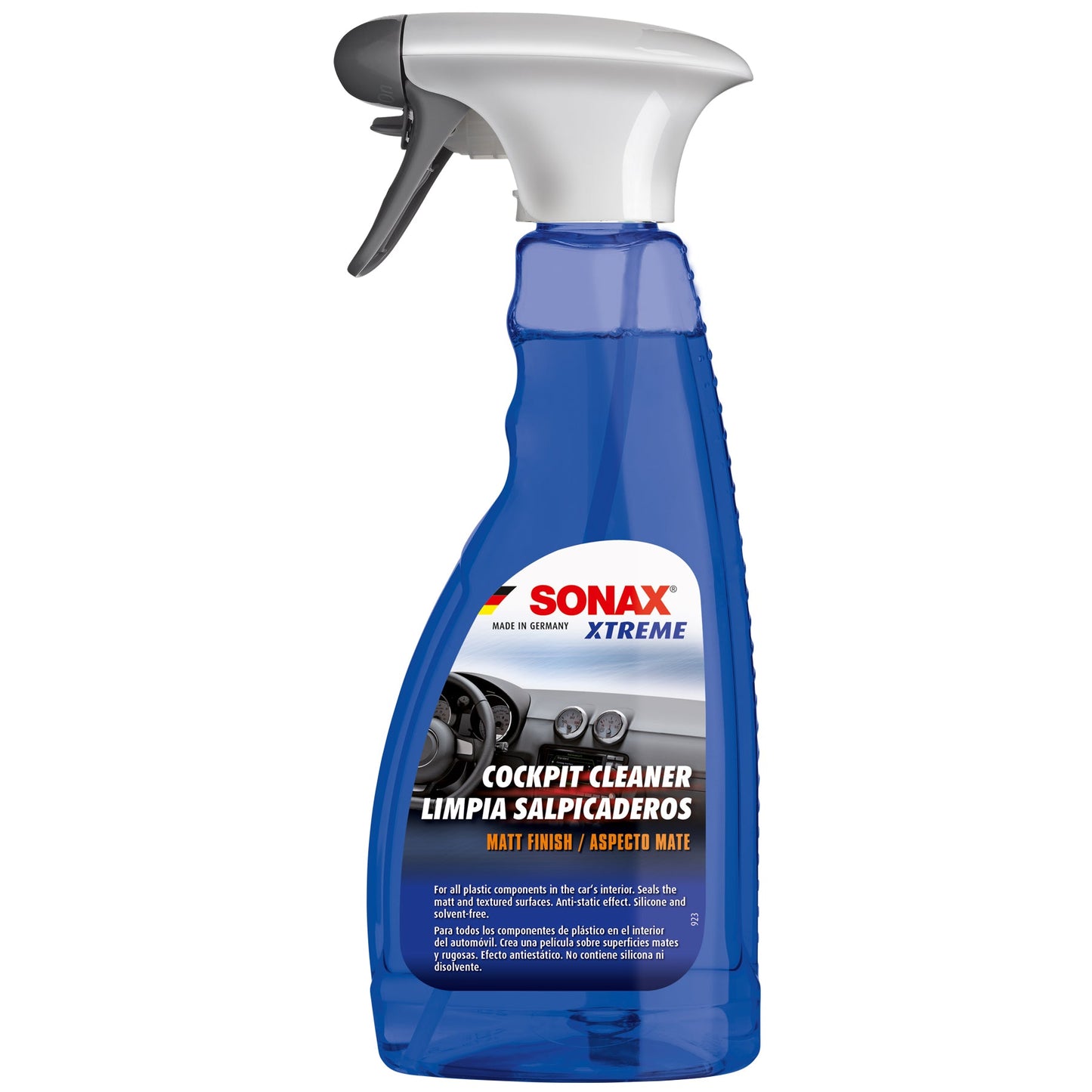 SONAX XTREME Cockpit + Plastics Cleaner & Conditioner Matte-Finish 500ml